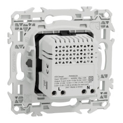 Odace double chargeur USB-C 21W blanc