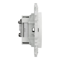 Odace - prise TV/FM - sorties coaxiales - blanc craie