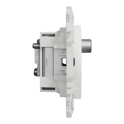 Odace - prise TV/FM/SAT - sorties coaxiales - blanc craie