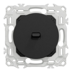 Odace - va-et-vient ou poussoir à levier - 10AX - noir onyx