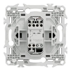 Odace - va-et-vient ou poussoir à levier - 10AX - noir onyx