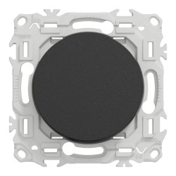 Odace - va-et-vient ou poussoir - 10AX - noir onyx