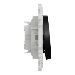 Odace - va-et-vient ou poussoir - 10AX - noir onyx