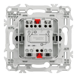 Odace - permutateur - bornes automatiques - 10AX - noir onyx