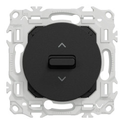 Odace inter ou poussoir VR levier noir