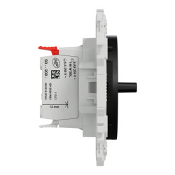 Odace inter ou poussoir VR levier noir