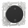 Odace - inter ou poussoir VMC 2 vitesses - 10AX - noir onyx