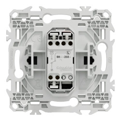 Odace - inter ou poussoir VMC 2 vitesses - 10AX - noir onyx