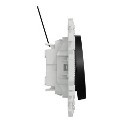 Odace double VV ou poussoir LED noir