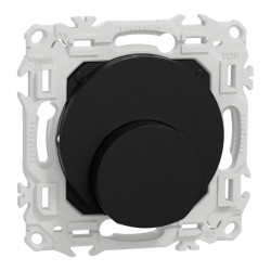 Odace - sortie de câble - serre câble 6 à 12 mm² - noir onyx