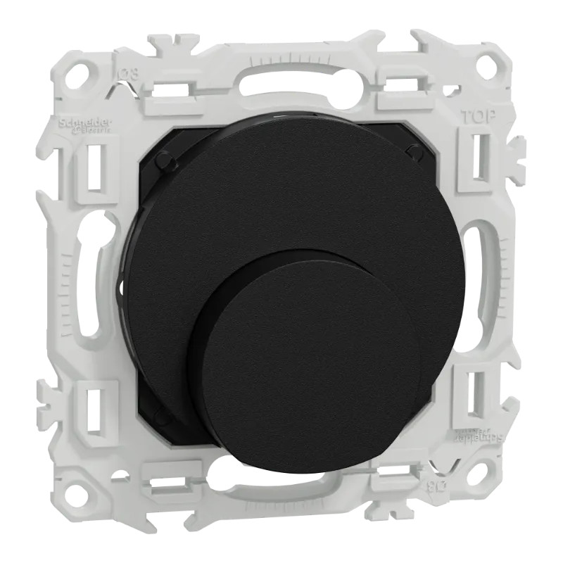 Odace - sortie de câble - serre câble 6 à 12 mm² - noir onyx