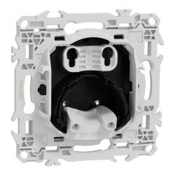 Odace - sortie de câble - serre câble 6 à 12 mm² - noir onyx