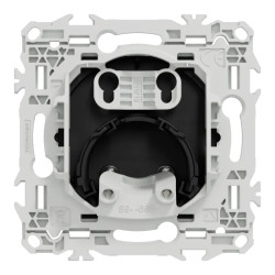 Odace - sortie de câble - serre câble 6 à 12 mm² - noir onyx