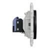 Odace - prise RJ45 - Cat6 UTP grade 1 à 2 - noir onyx