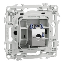 Odace - prise RJ45 - Cat6 STP grade 2TV min à grade 3TV - noir onyx