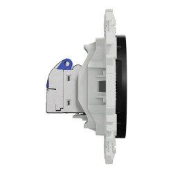 Odace - prise RJ45 - Cat6A STP grade 3TV - noir onyx