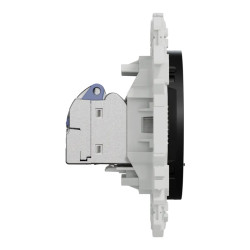 Odace prise double RJ45 cat.6 STP noir