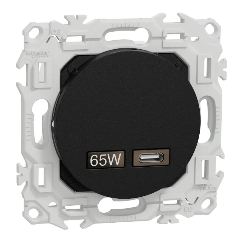 Odace chargeur USB-C 65W noir