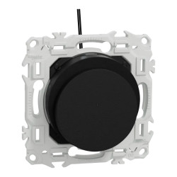 Odace interrupteur à carte 10A LED noir