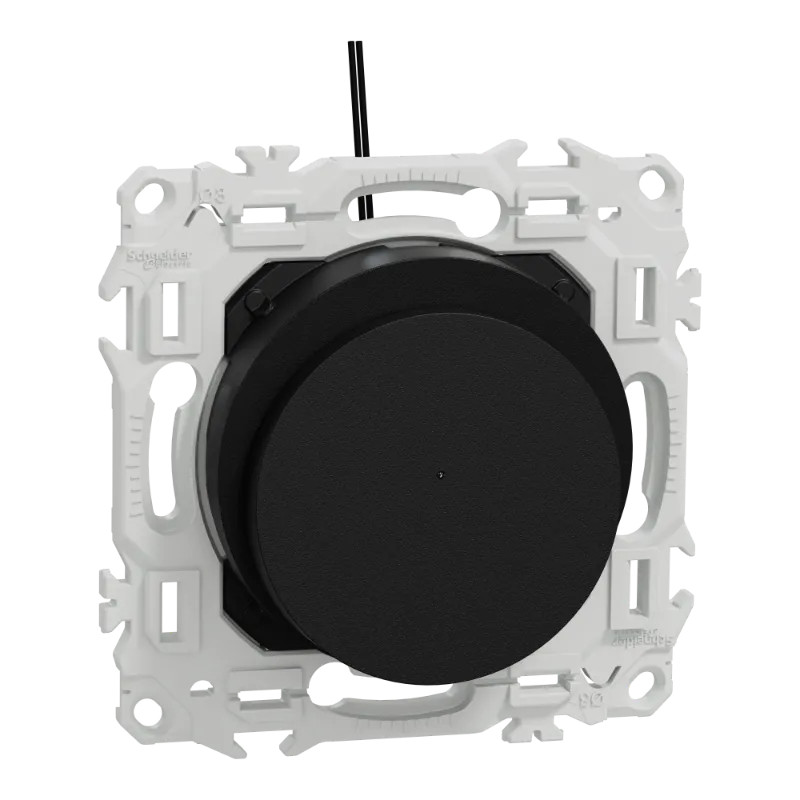 Odace interrupteur à carte 10A LED noir