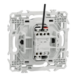 Odace interrupteur à carte 10A LED noir