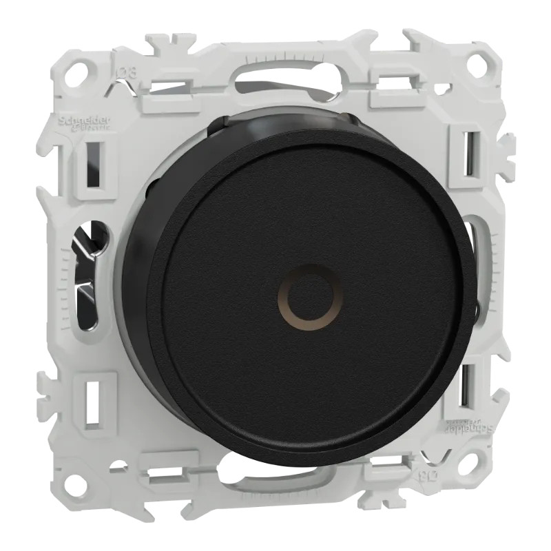 Odace variateur lumière 200W LED noir