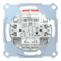 D-Life - bouton poussoir double - BP NO + BP NF - 10A - méca seul - MTN3153-0000 Schneider Electric