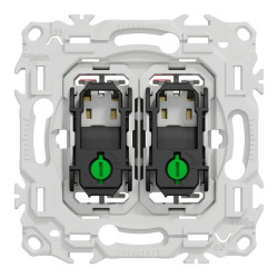 Odace - double va-et-vient ou poussoir - 10AX - sans enjoliveur