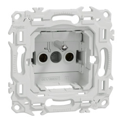 Odace - prise 2P+T affleurante - bornes automatiques - sans enjoliveur