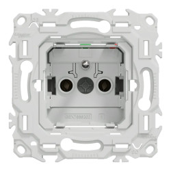 Odace - prise 2P+T affleurante - bornes automatiques - sans enjoliveur