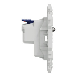 Odace - prise 2P+T affleurante - bornes automatiques - sans enjoliveur