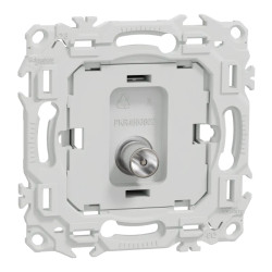 Odace - prise TV simple mâle - sortie coaxiale - sans enjoliveur