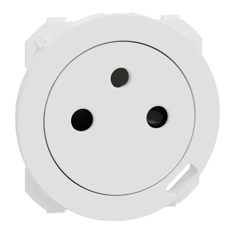 Odace enjoliveur prise et USB-C blanc