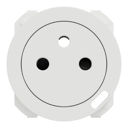 Odace enjoliveur prise et USB-C blanc