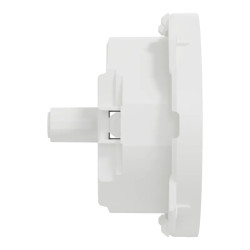 Odace - enjoliveur seul - pour prise affleurante - blanc craie