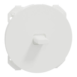 Odace enjo VV ou poussoir à levier blanc