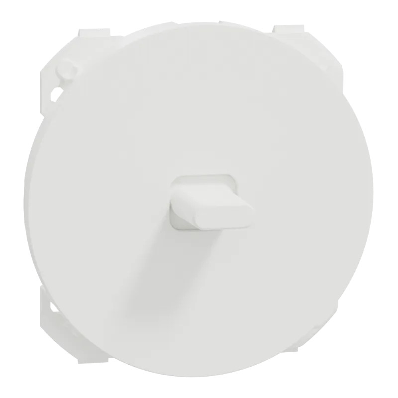 Odace enjo VV ou poussoir à levier blanc