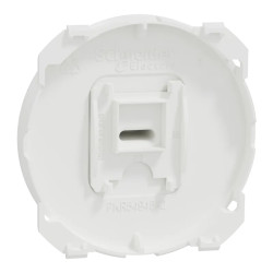 Odace enjo VV ou poussoir à levier blanc