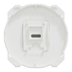 Odace enjo VV ou poussoir à levier blanc