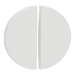 Odace enjo double VV ou poussoir blanc