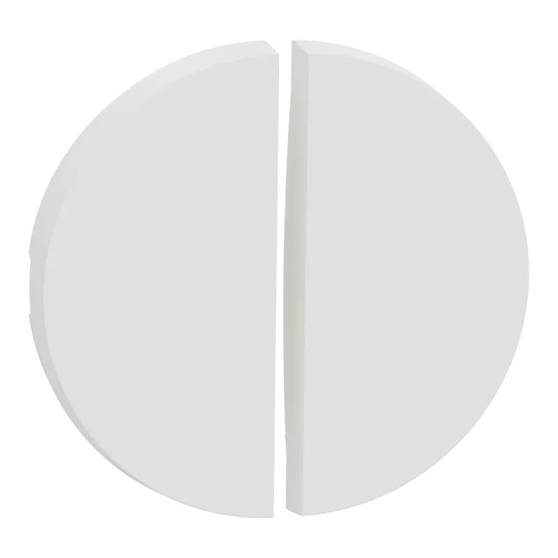 Odace enjo double VV ou poussoir blanc