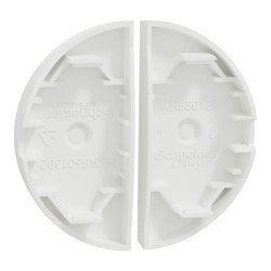 Odace enjo double VV ou poussoir blanc