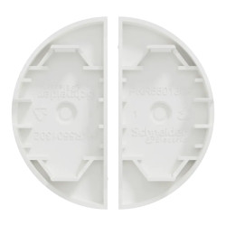 Odace enjo double VV ou poussoir blanc