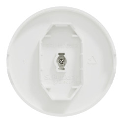 Odace enjo VV poussoir lumineux blanc