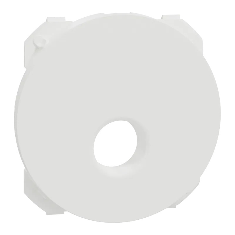 Odace - enjoliveur seul - pour prise TV - blanc craie