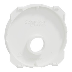 Odace - enjoliveur seul - pour prise TV - blanc craie