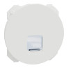 Odace - enjoliveur seul - pour prise RJ45 - blanc craie