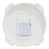 Odace - enjoliveur seul - pour prise RJ45 - blanc craie