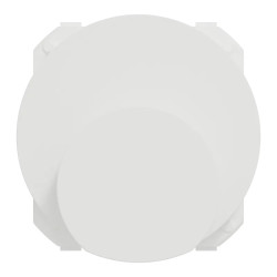 Odace - enjoliveur seul - pour sortie de câble - blanc craie