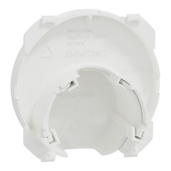 Odace - enjoliveur seul - pour sortie de câble - blanc craie